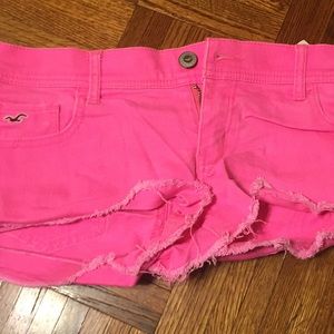 Pink Hollister shorts pants
